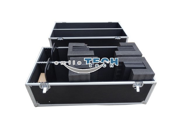  Dual Plasma and LED/LCD Screens Flight Road Case with Wheels, 42＂-50＂ Adjustable Size 