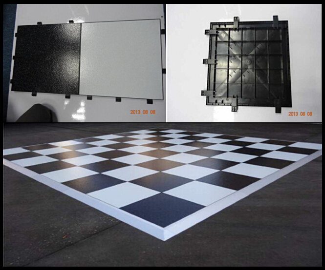 Interactive PVC Vinyl Dance Floors Portable Dance Floors with Aluminum Edge