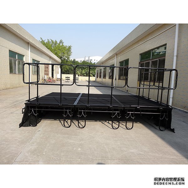 Folding stage, portable stage, truss stage