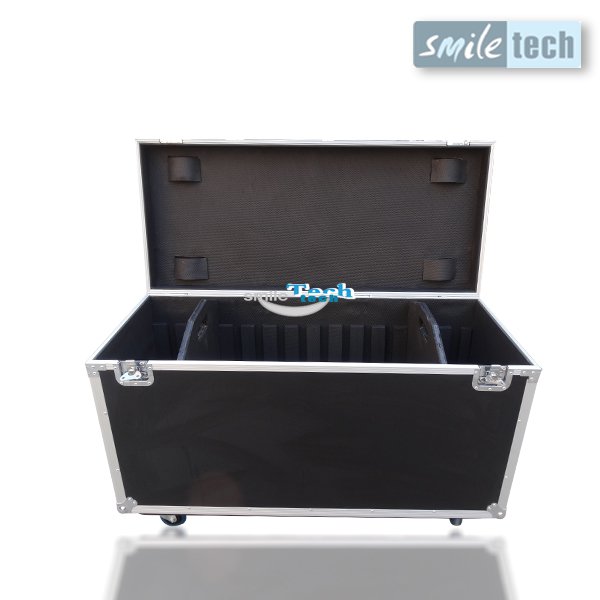 Large Lighting Case of utility Trunk With 2 Movable Separated Board Inside