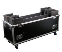 Plasma tv flight cases with lifting, for dual 42、50inch
