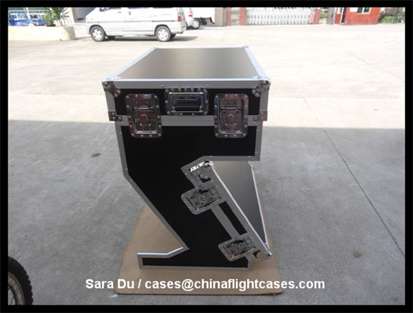 ATA Aluminum Portable DJ Stand DJ Z Table Flight Case Table