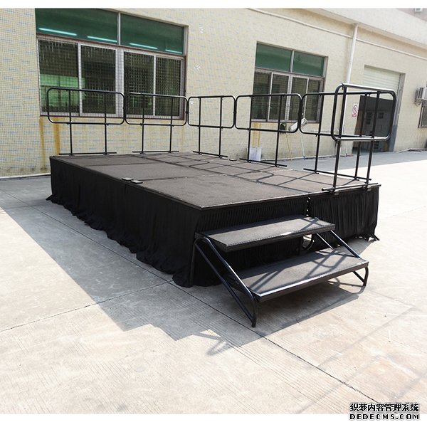 Folding stage, portable stage, truss stage