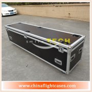 Flight roller case for aluminum pipe and drapes