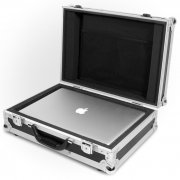 iMac 20 inch Laptop flight case with accessory storage house