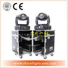 pro flight case for led moving head light ,flood light ,Moving Head Lamp Case with Moulded Inserts 