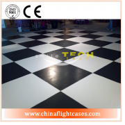 <b>Night club /night bar polished black and white flooring for dance</b>