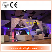 <b>Night party decoration aluminum pipe and drape system with adjustable height</b>