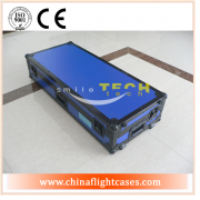 <b>Custom Blue coffin with rubber feet and wheels for Pioneer CDJ 1000/CDJ800 </b>