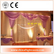 <b>Chiffon wedding pipe and drape for wedding decoraction with swag</b>