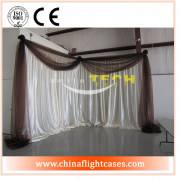 <b>How to design a wonderful wedding backdrope ---Wedding pipe and drape system with swag</b>