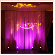 <b>Small concert stage background pipe and drape decoraction</b>