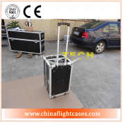 <b>Carring flight case with pull out handle and low profile wheels</b>