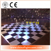 <b>RK Modular flooring glossy black and white dance floor -- 30ft x30 ft dance floor system</b>