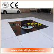 <b>high glossy Black and white wedidng floor cheape used dance floor</b>