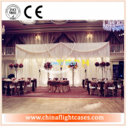 <b>6M x 4M wedding pipe drape background with chiffon swags</b>