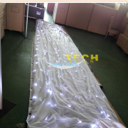 <b>Wedding custom white LED star cloth with hight brightness white LED diodes</b>