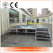 Adjustable height 0.8m-1.2m durable event stage --RK aluminum stage