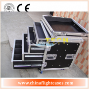 <b>Small movable drawer flight case work box on sale</b>