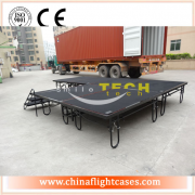 <b>Outdoor Event Folding Mobile Stage Aluminum Portable Stage</b>