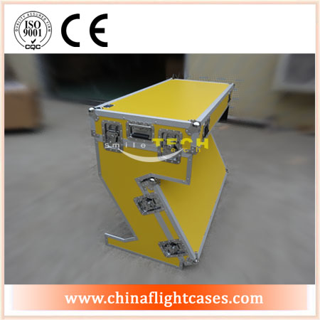 <b>RK New Custom Case of Yellow Color Z Table Display Case</b>
