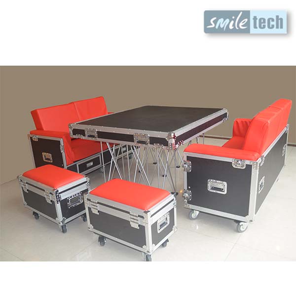 Sofa Flight Case Furniture For Exhibition And As a Lounge